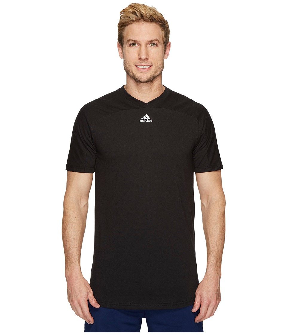 adidas Sport ID Scoop Tee (Black) Men