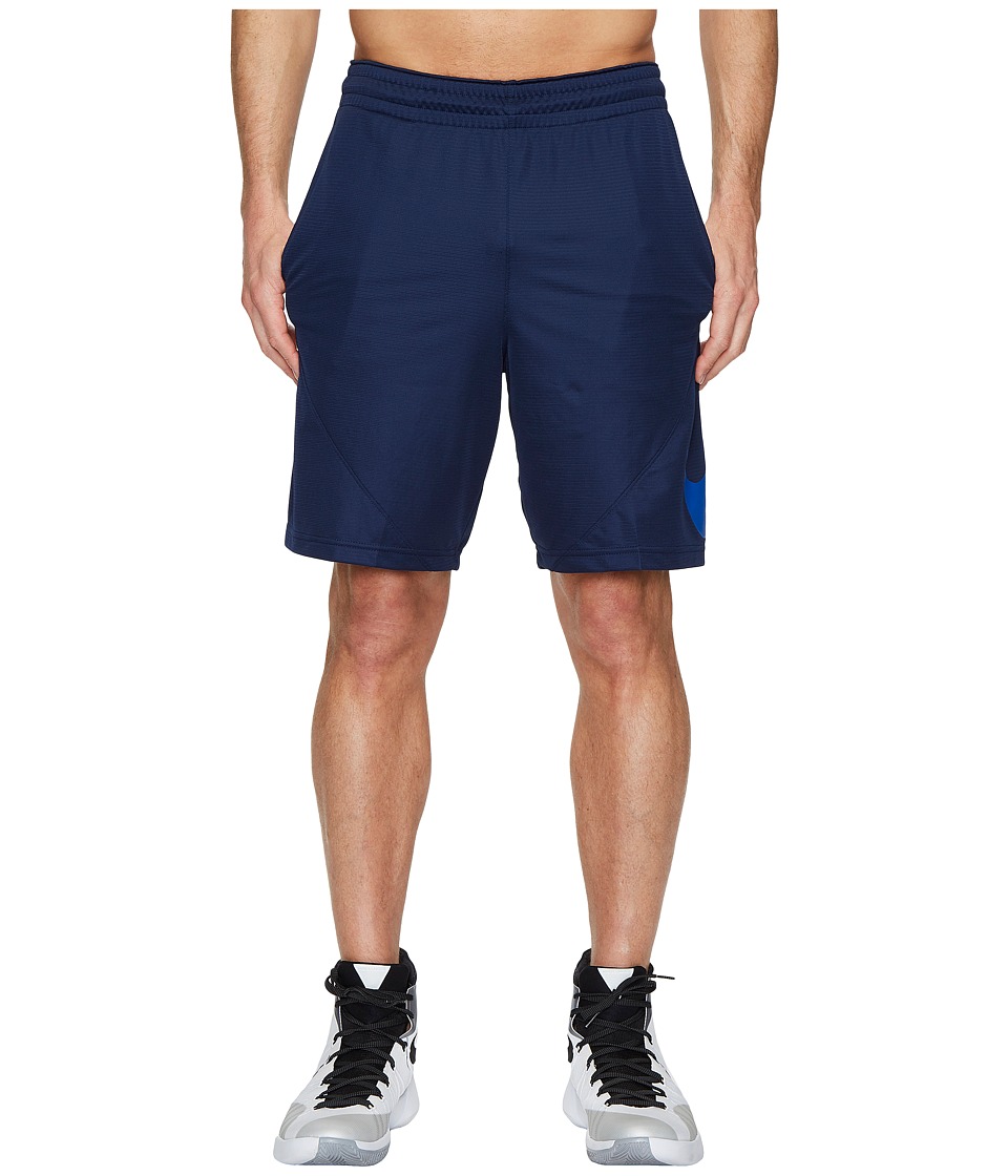 Nike Dry 9 Basketball Short (Midnight Navy/Midnight Navy/Hyper Cobalt) Men