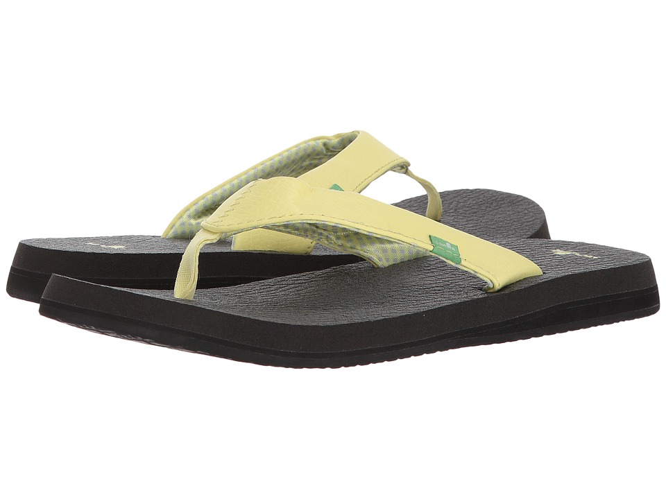Sanuk Yoga Mat (Yellow Pear) Sandals