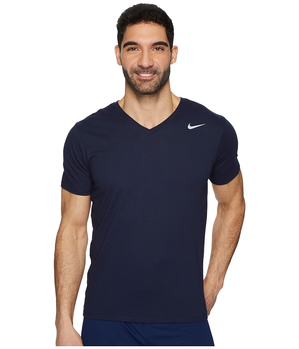Nike Dry Training V-Neck T-Shirt (Obsidian) Men