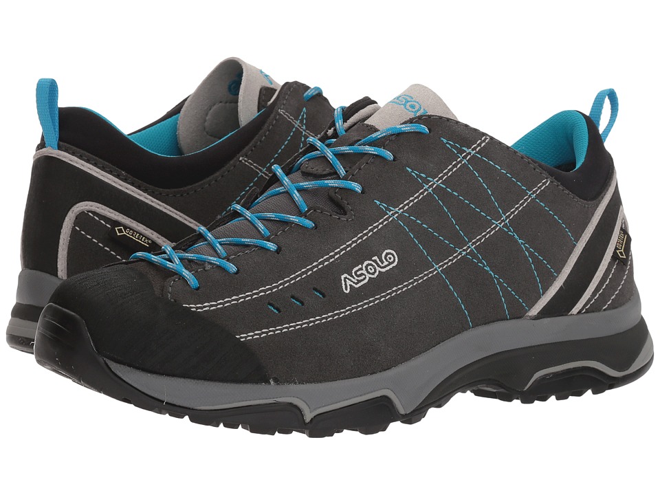 Asolo Nucleon GV (Graphite/Silver/Cyan Blue) Women's Shoes