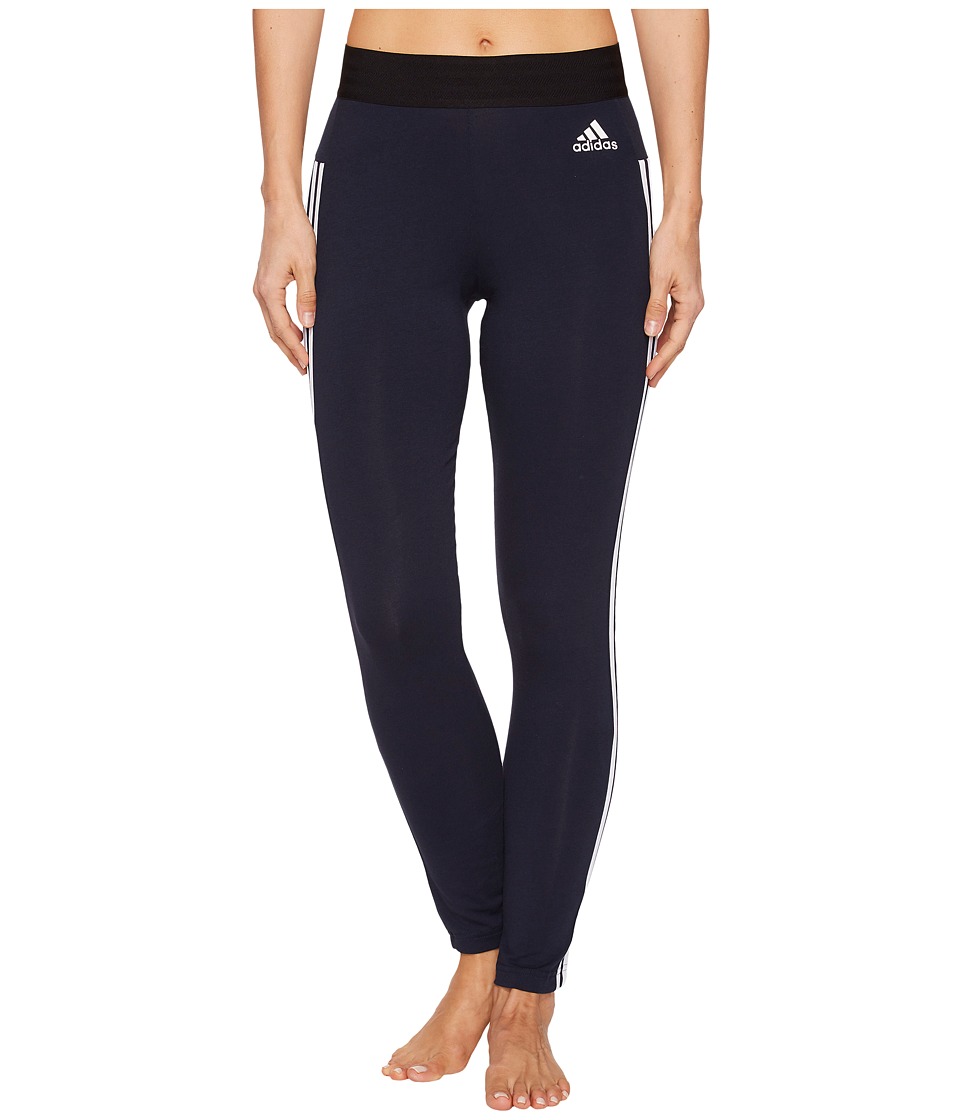 adidas Essential 3-Stripe Tights (Legend Ink/White) Women