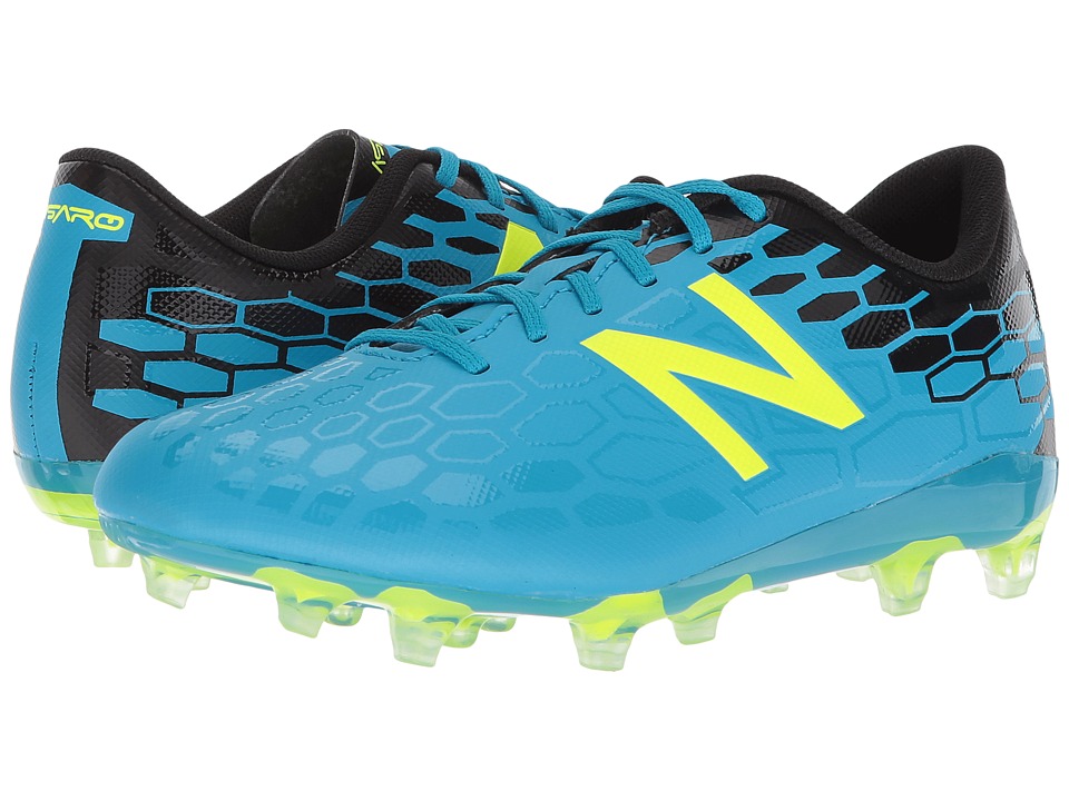 New Balance Kids JSVCFv2 FG Soccer (Little Kid/Big Kid) (Maldives/Hi-Lite) Kids Shoes