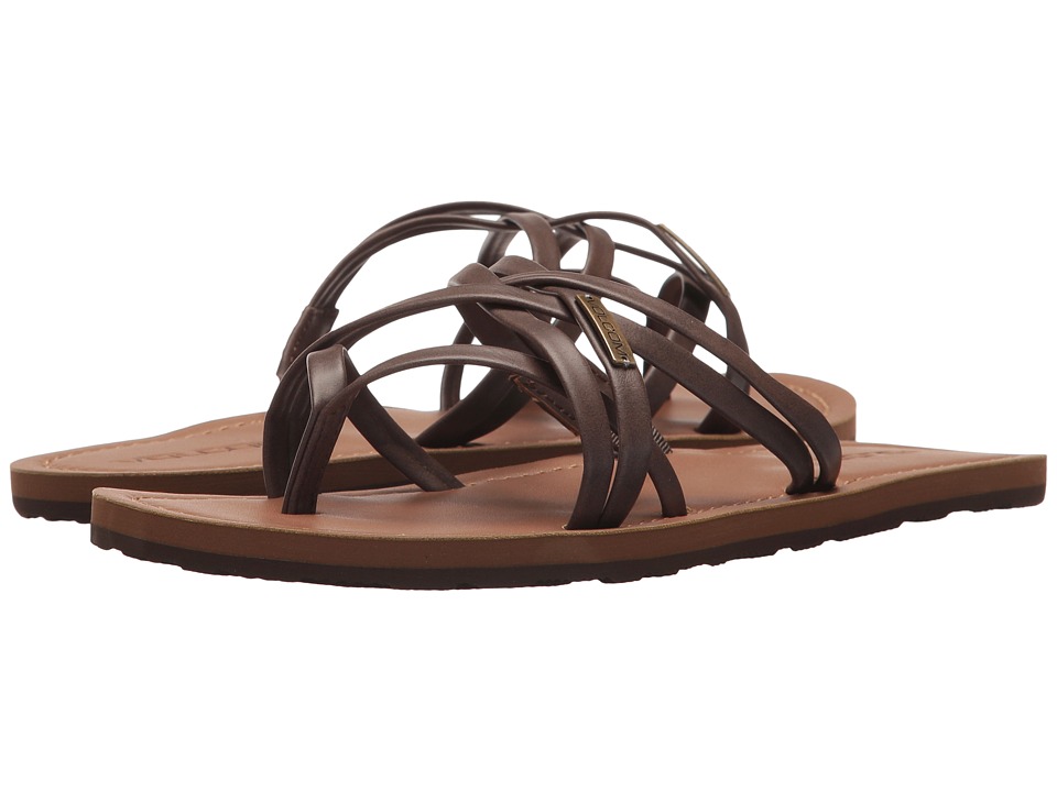 Volcom Strap Happy Sandals (Brown) Sandals