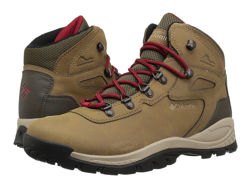 Columbia Newton Ridge Plus (Delta/Red Velvet) Women's Hiking Boots