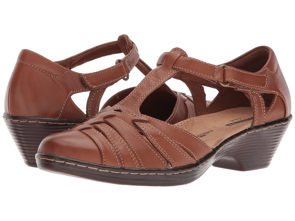 Clarks - Wendy Alto (Tan Leather) Womens Sandals
