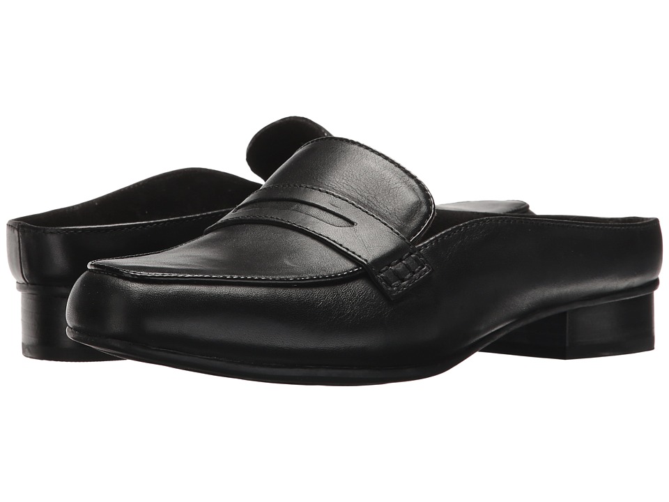 Clarks Keesha Donna (Black Leather) Clogs