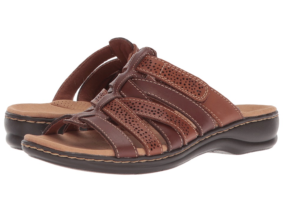 Clarks Leisa Field (Brown Multi Leather) Women's Shoes