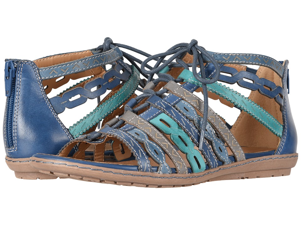 Earth Tidal (Sapphire Blue Multi Soft Leather) Women's Shoes