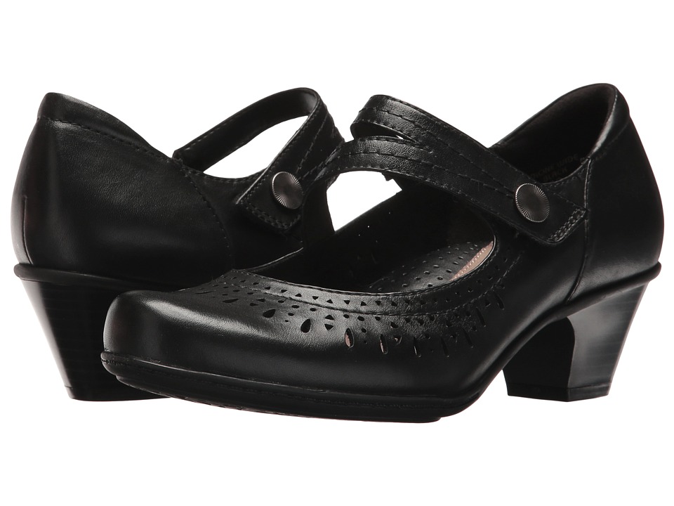 Earth Dione (Black Soft Burnished Leather) Women's Shoes