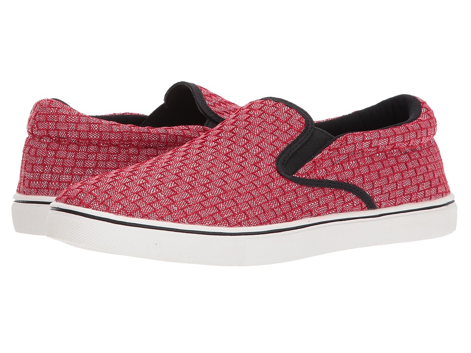 bernie mev. Verona Shimmer (Red Shimmer) Slip-On Shoes