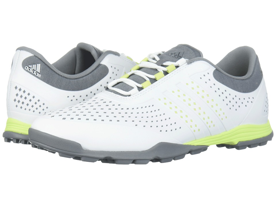 adidas Golf Adipure Sport (Footwear White/Semi Frozen Yellow/Grey Three) Women's Golf Shoes