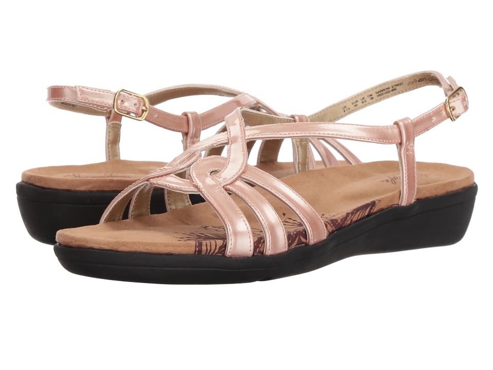 Soft Style Patrese (Rose Cloud Pearlized Patent) Sandals