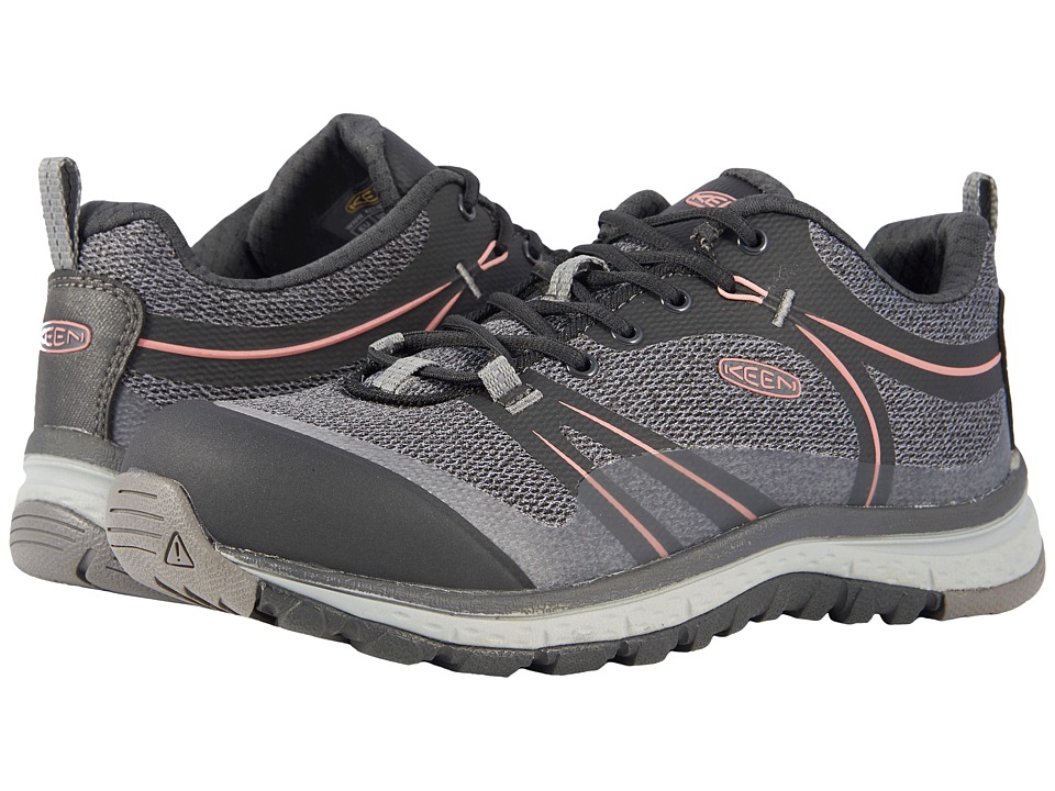 Keen Utility Sedona Low Aluminum Toe (Raven/Rose Dawn) Women's Work Boots