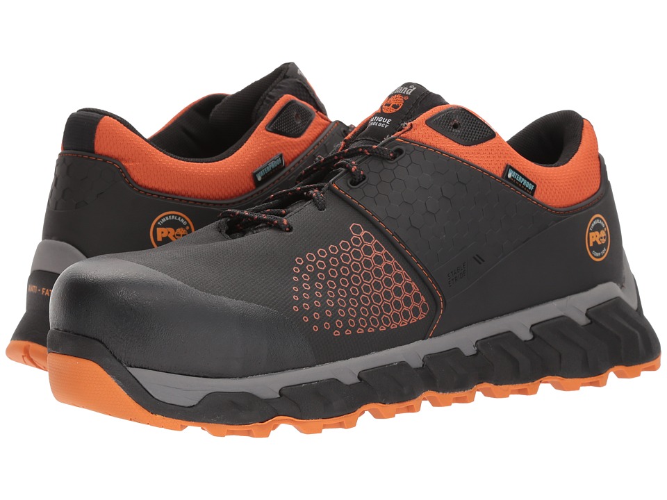 Timberland PRO - Ridgework Composite Safety Toe Waterproof Low (Black) Mens Work Lace-up Boots