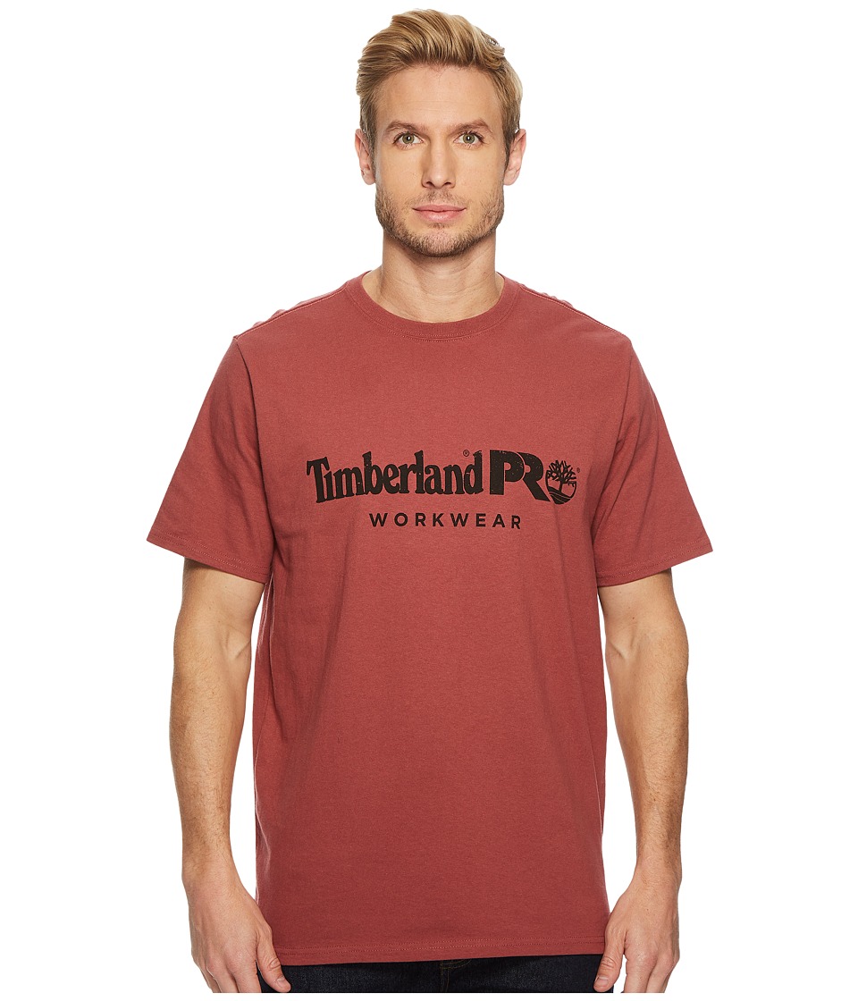 Timberland PRO - Cotton Core Short Sleeve Tee (Red Oxide) Mens T Shirt