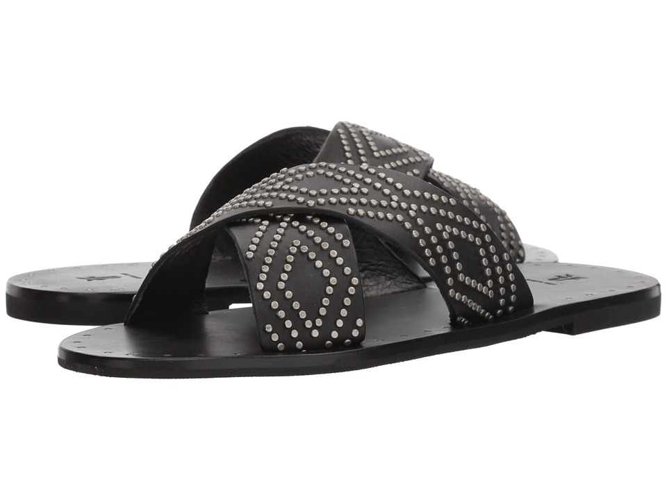 Frye Ally Deco Stud Crisscross (Black) Women