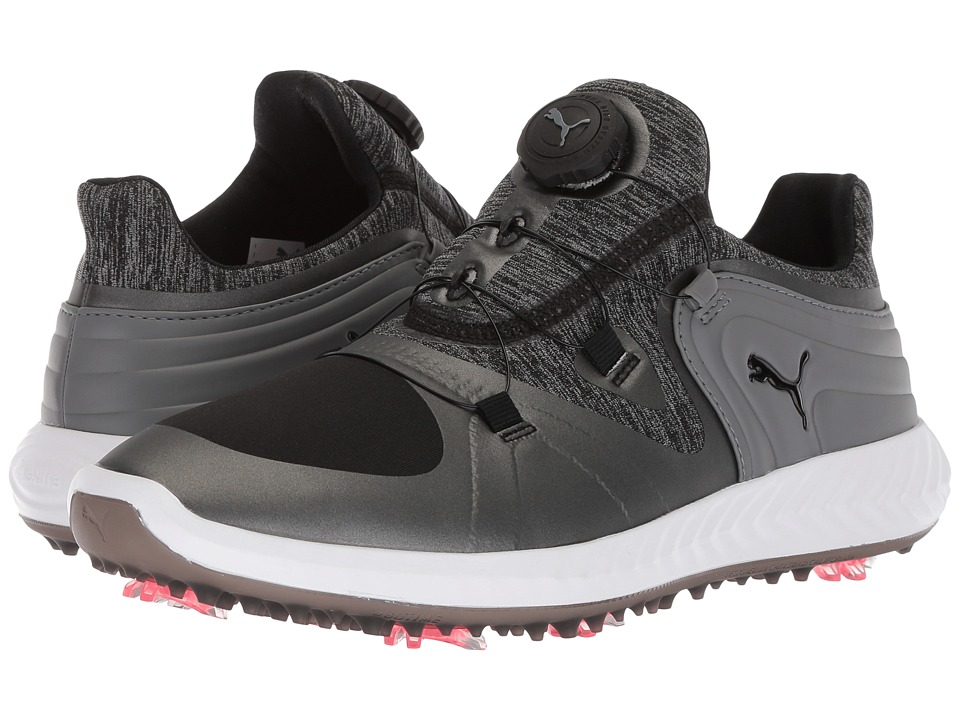 PUMA Golf Ignite Blaze Sport Disc (Puma Black/Steel Gray) Women's Golf Shoes