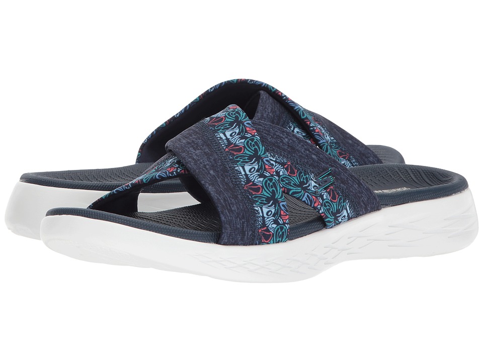 SKECHERS Performance On-The-Go 600 - Monarch (Navy) Sandals