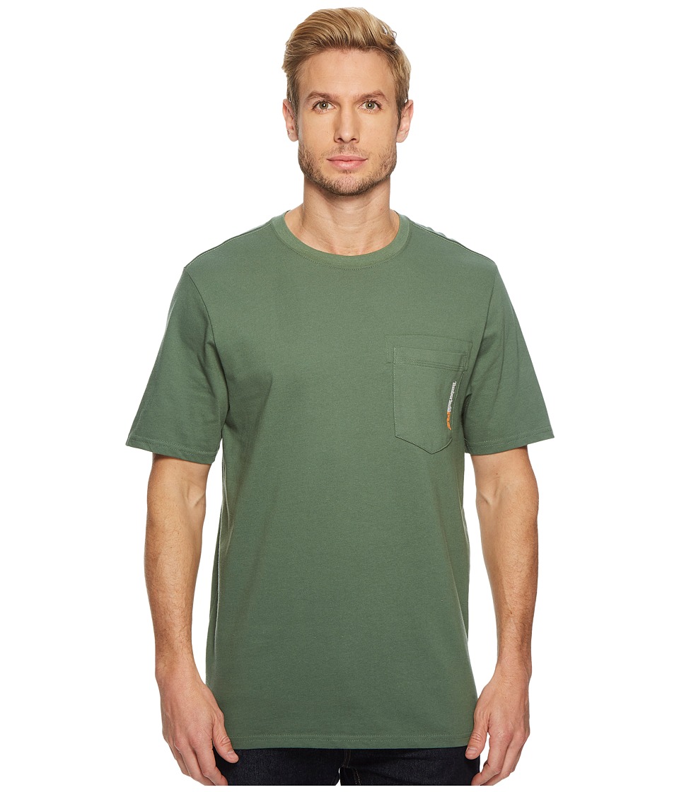 Timberland PRO - Base Plate Blended Short-Sleeve T-Shirt (Duck Green) Mens T Shirt