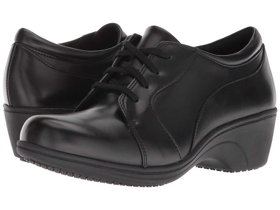 Aravon Hanover Lace (Black Leather) Women's Shoes
