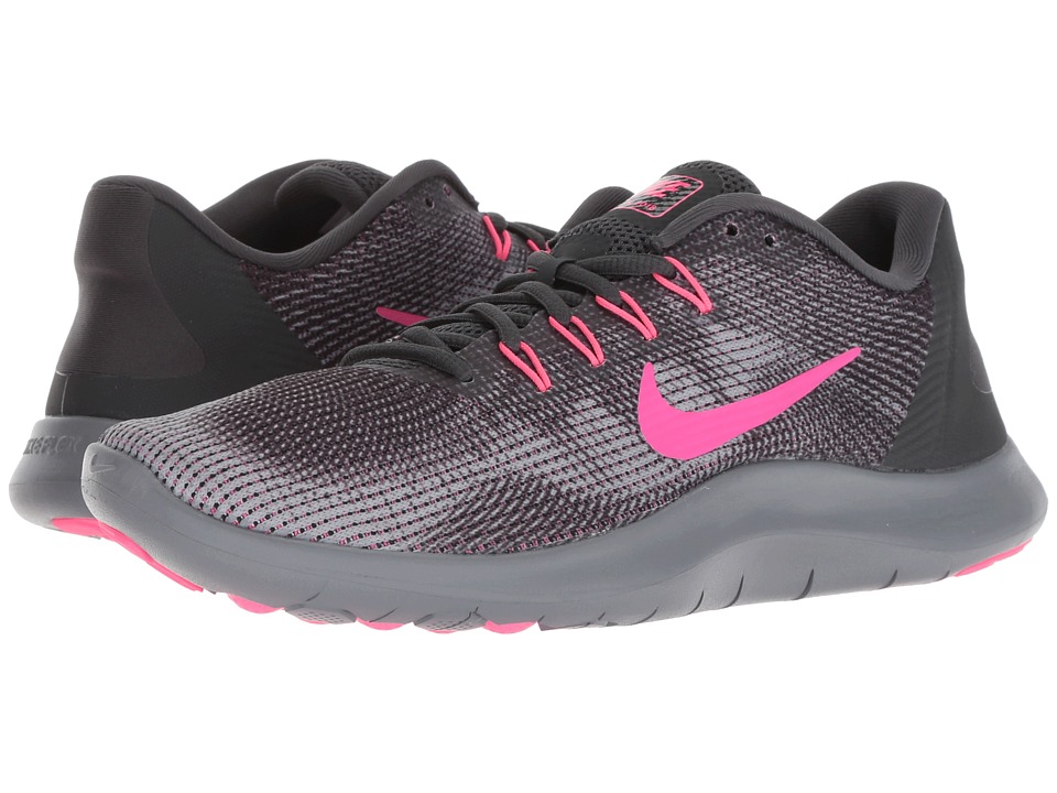 Nike Flex RN 2018 (Anthracite/Hyper Pink/Wolf Grey) Women's Running Shoes