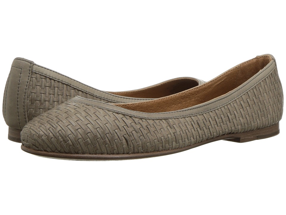 Frye Carson Woven Ballet (Grey) Women's Shoes