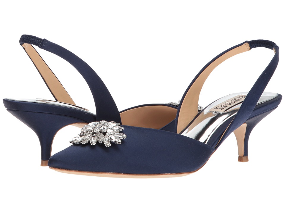 Badgley Mischka Salena (Midnight Satin) Women