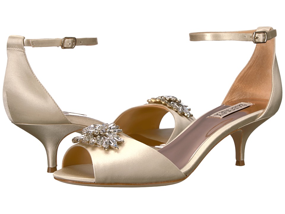 Badgley Mischka Sainte (Ivory Satin) Women