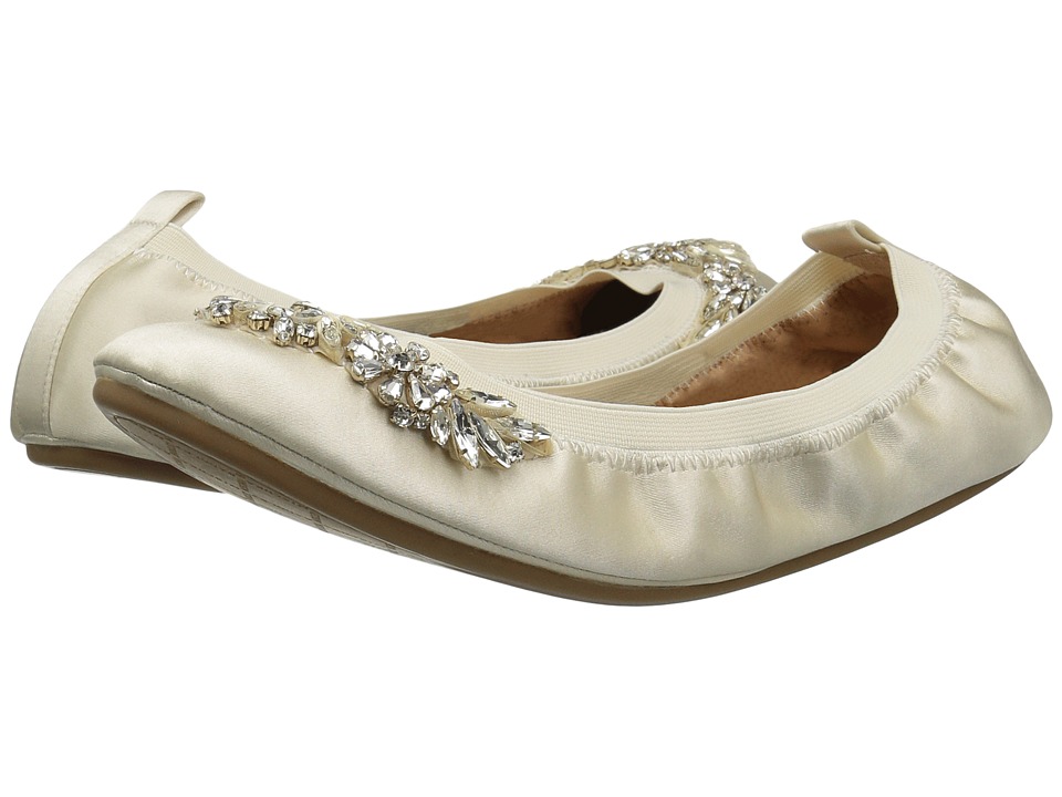 Badgley Mischka Sasha (Ivory Satin) Women