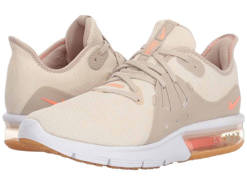 Nike Air Max Sequent 3 (Light Cream/Crimson Tint/White/String) Women's Shoes