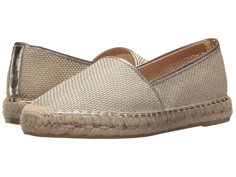 L.K. Bennett Elloise (Soft Gold Metallic Fabric/Nappa) Women