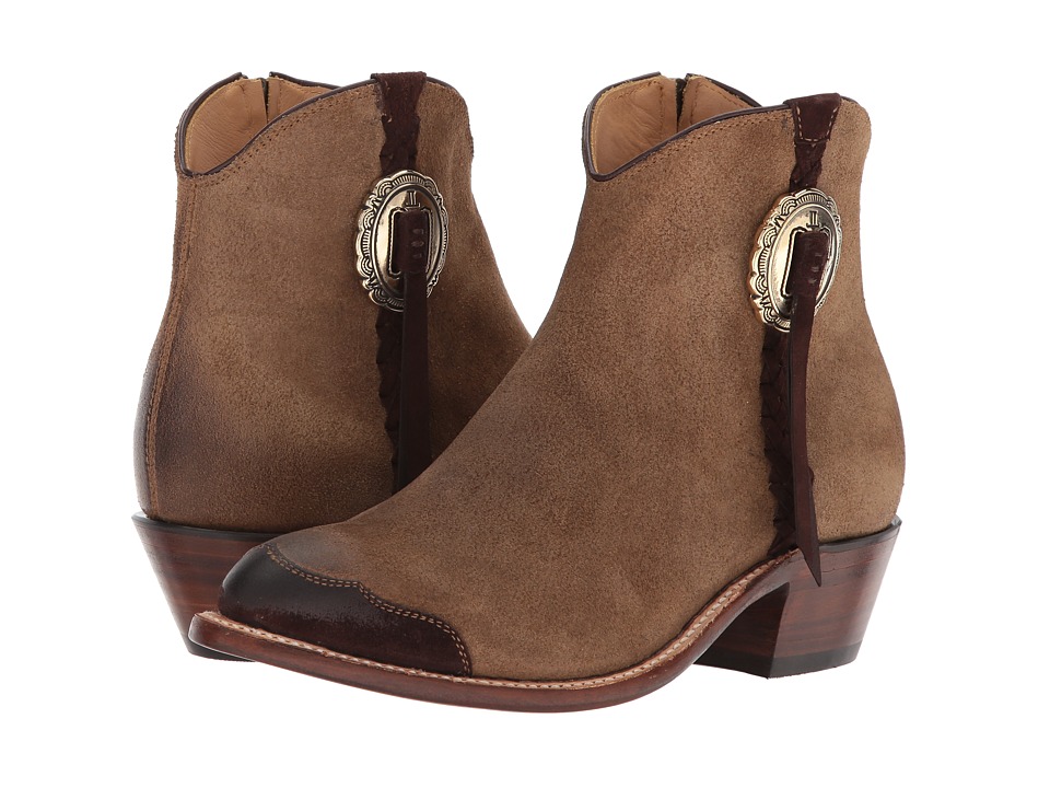 Lucchese Isabel (Olive Leather) Cowboy Boots