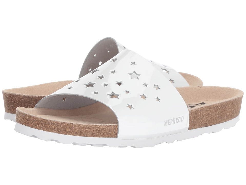 Mephisto Nora Star (White Patent) Women's Shoes