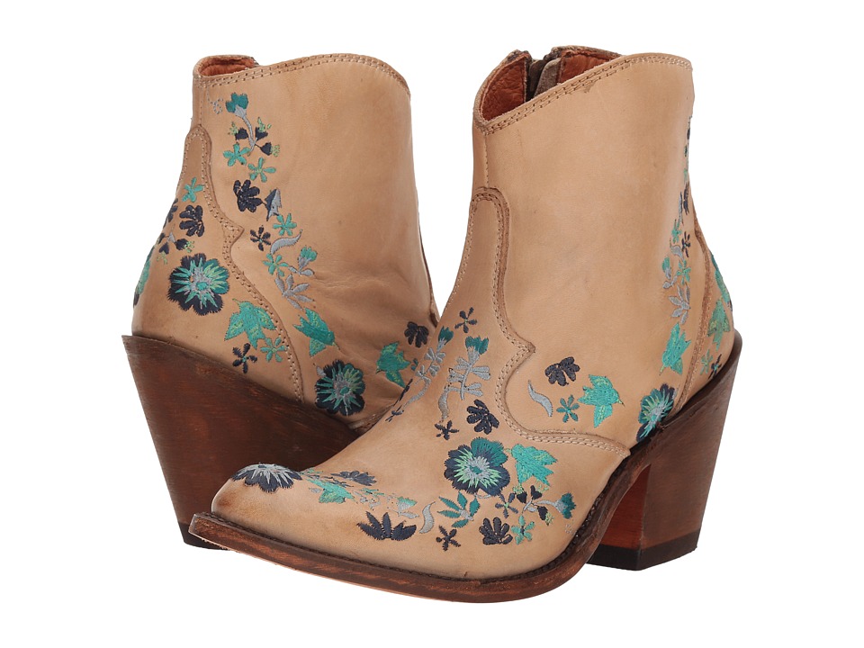 Dan Post Bouquet (Bone) Cowboy Boots