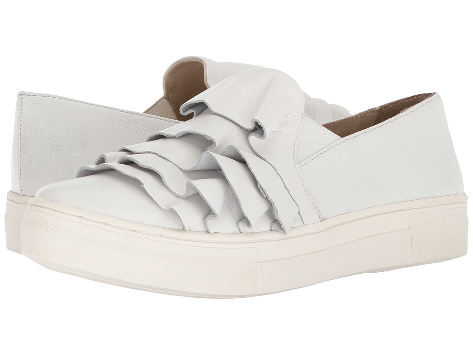 Seychelles Quake (White Leather) Slip-On Shoes