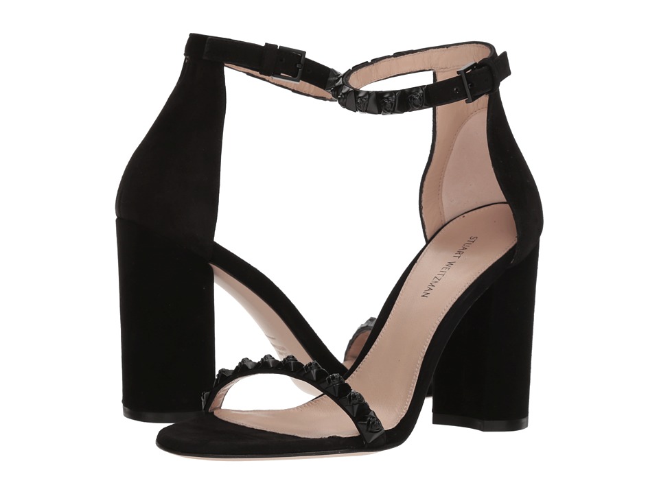 Stuart Weitzman Rosemarie (Black Luxe Suede) Women's Shoes