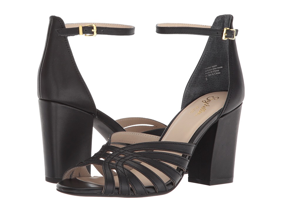 Seychelles Darkest Before Dawn (Black Leather) High Heels