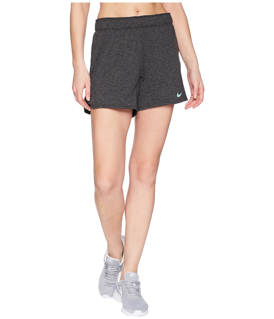 Nike Flex Attack Training Short (Black/Heather/Light Menta) Women