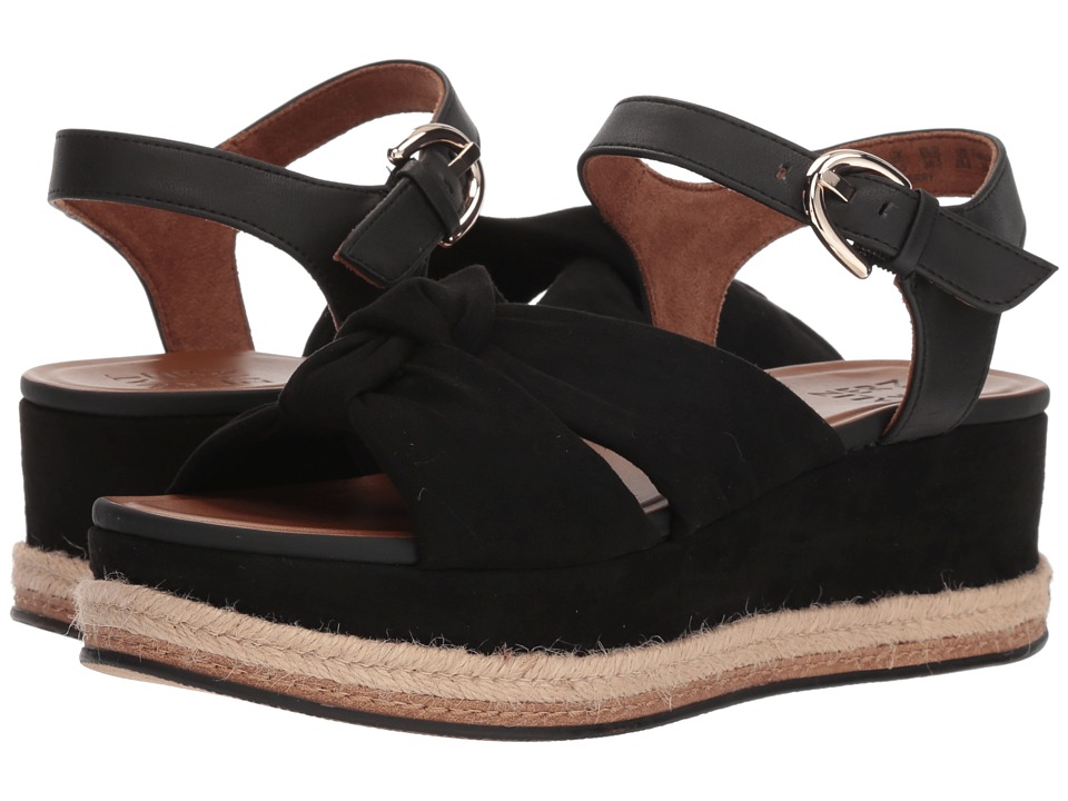 Naturalizer Berry (Black Microfiber/Synthetic) Sandals