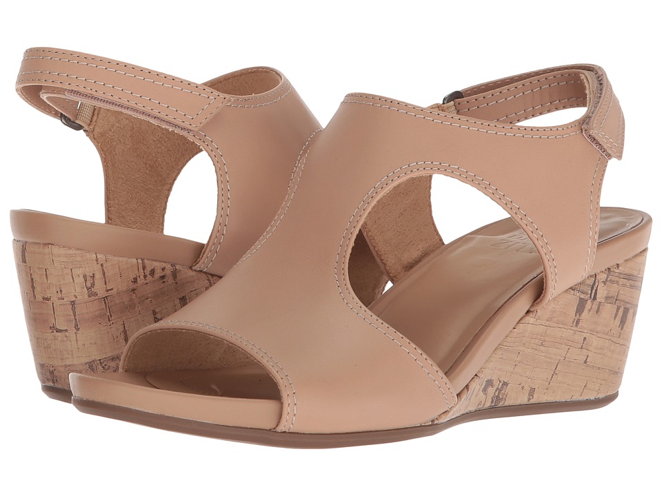 Naturalizer Cinda (Gingersnap Leather) Wedges