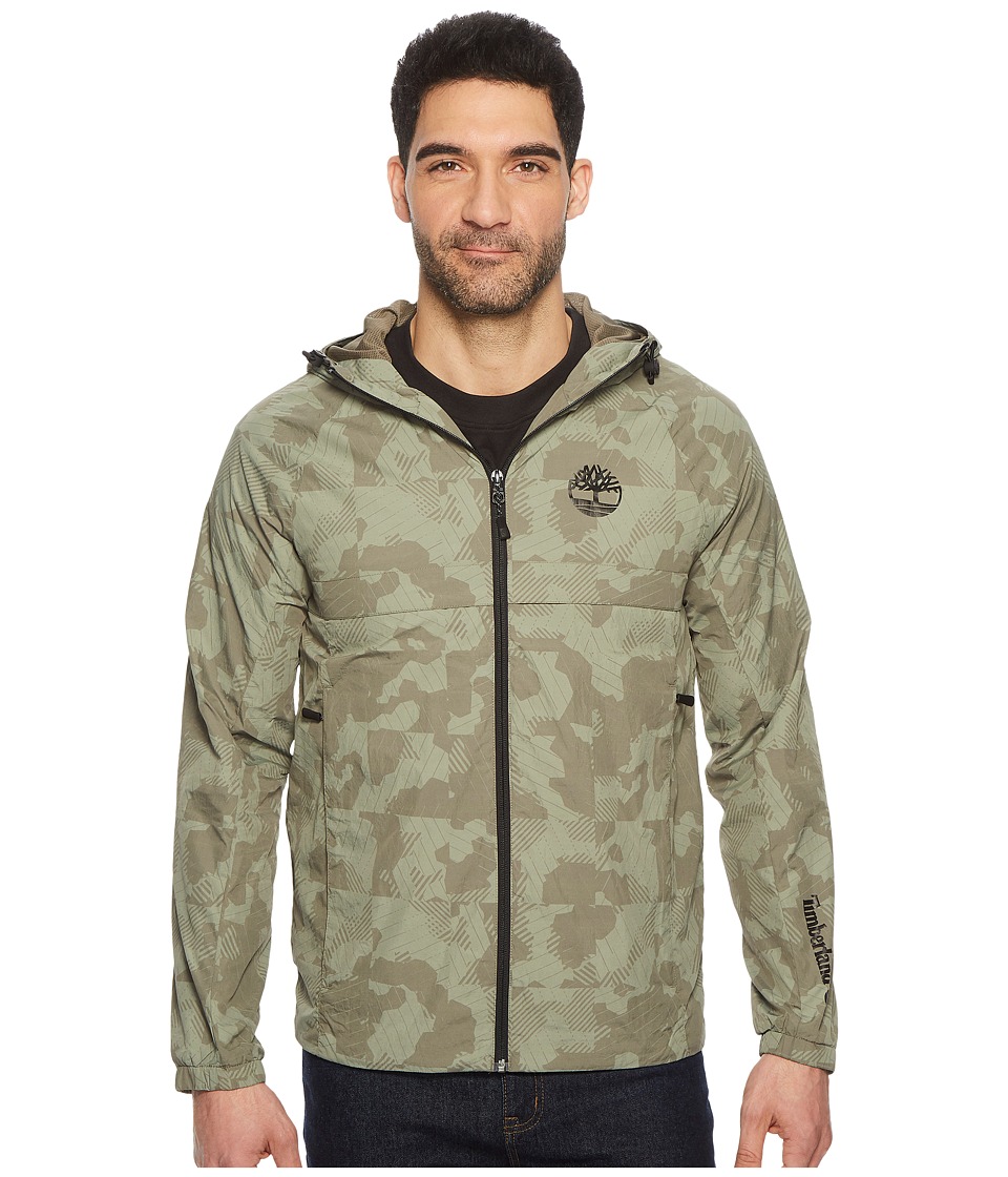 Timberland - Mount Liberty Lightweight Hooded Shell (Bungee Cord Camo) Mens Jacket