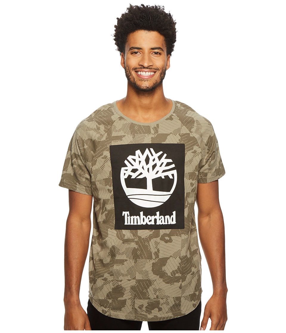 Timberland - Short Sleeve Camo Tee (Bungee Cord Camo) Mens T Shirt