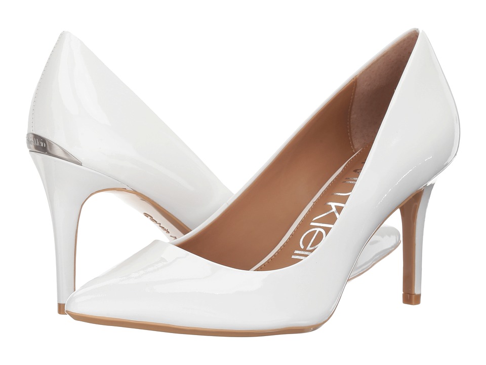 Calvin Klein Gayle Pump (Platinum White) High Heels