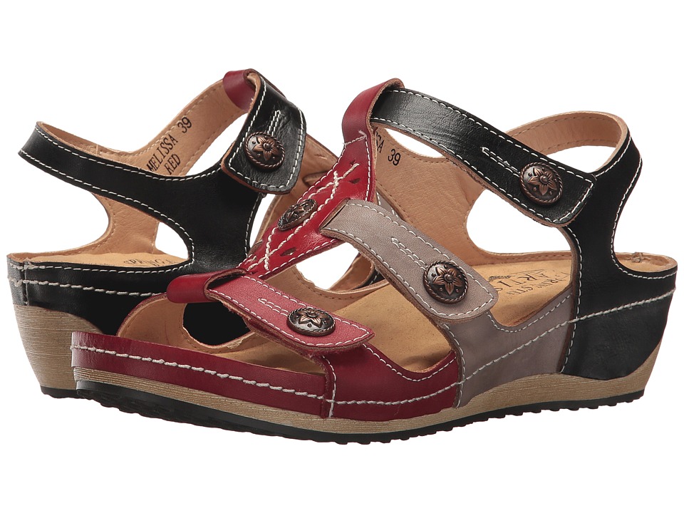 L'Artiste by Spring Step Melissa (Red Multi) Women's Shoes