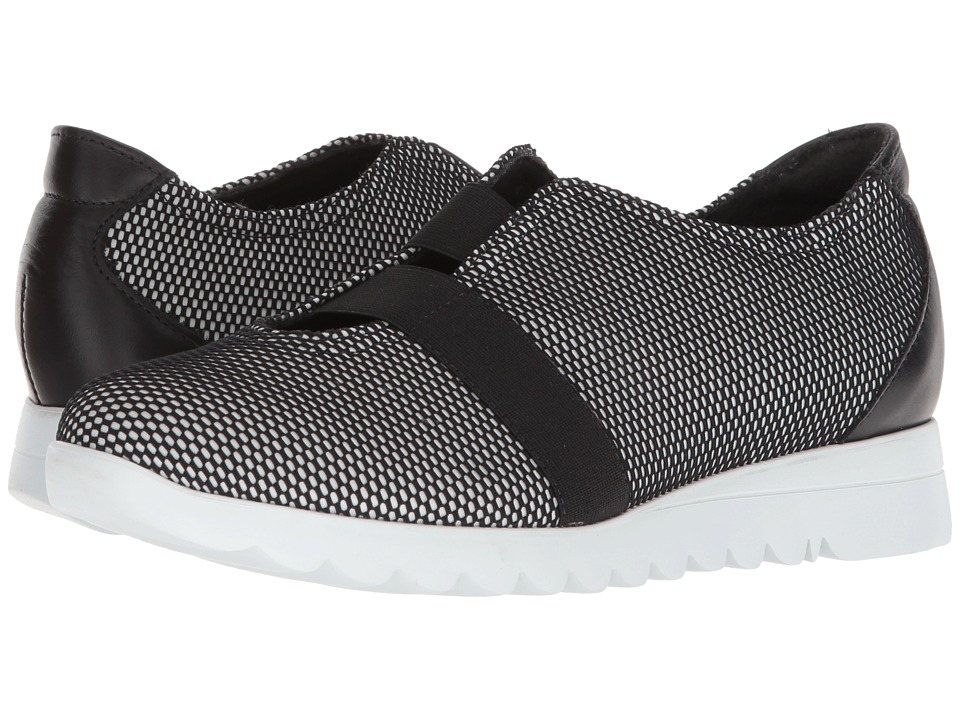 Munro Alta (Black/White Mesh) Slip-On Shoes