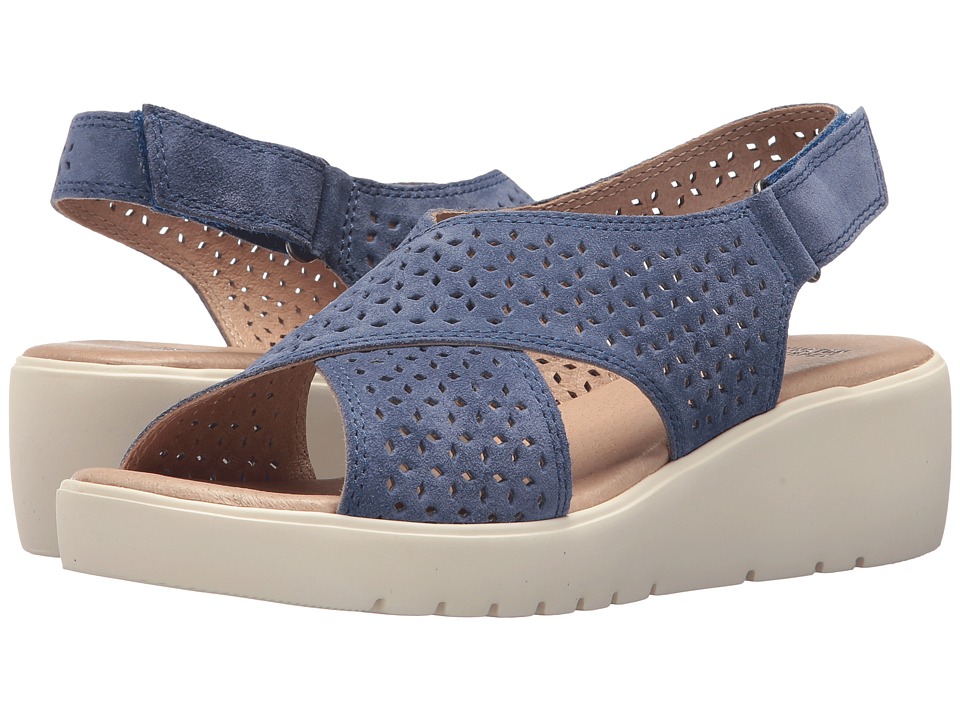 Johnston & Murphy Cecilia (Blue Suede) Slingbacks