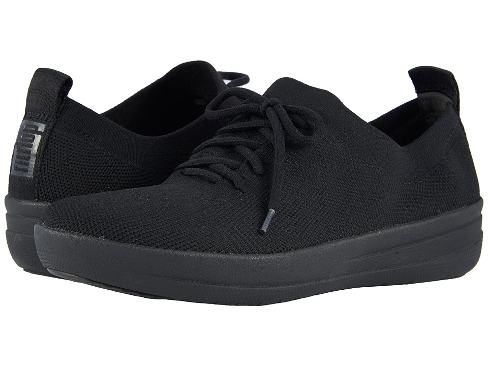 FitFlop F-Sporty Uberknit Sneakers (All Black)