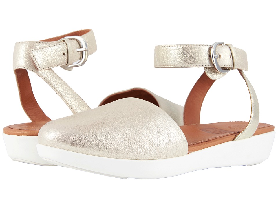 fitflop cova metallic silver