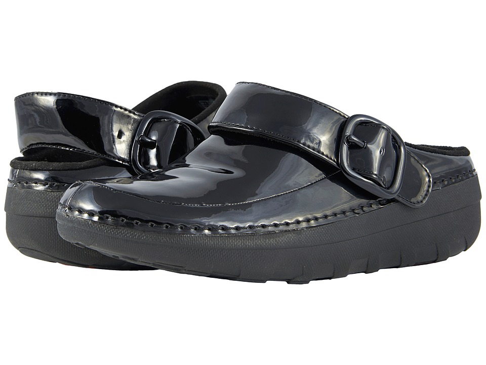 FitFlop Goghtm Pro Superlight (Black Patent) Clogs